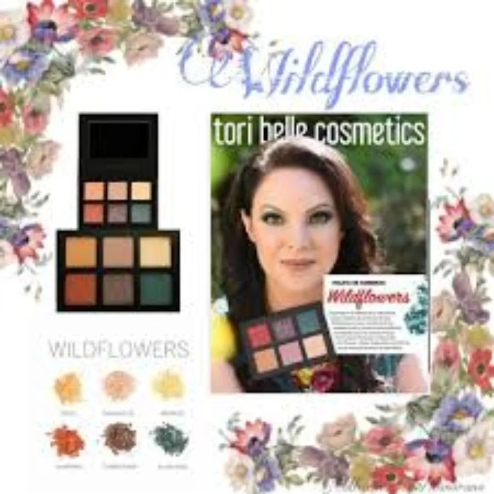 Tori Belle Wildflowers Eyeshadow Palette NWT